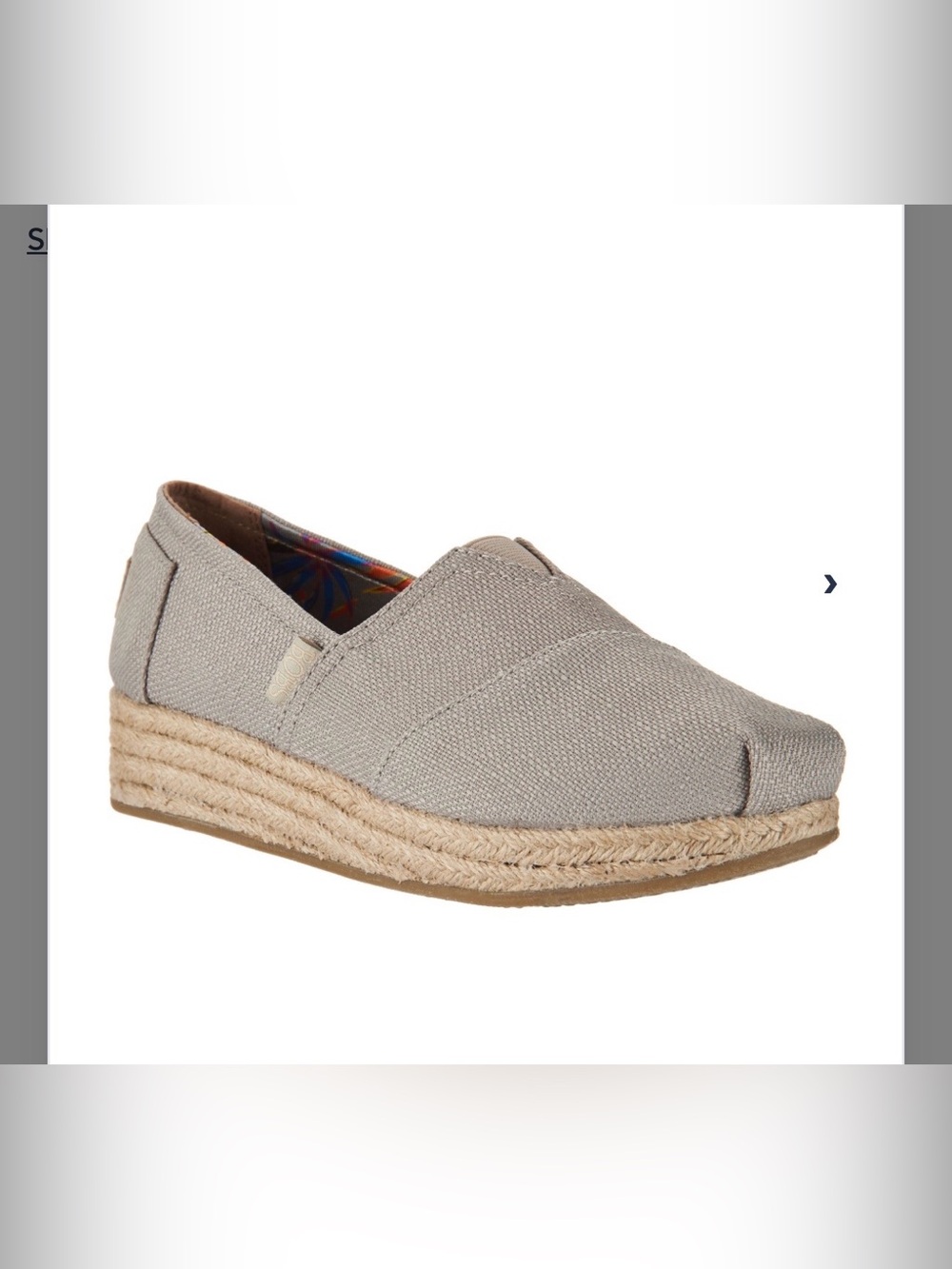 Skechers BOBS Espadrille Wedge Slip-Ons - High Jinx memory foam arc pillow